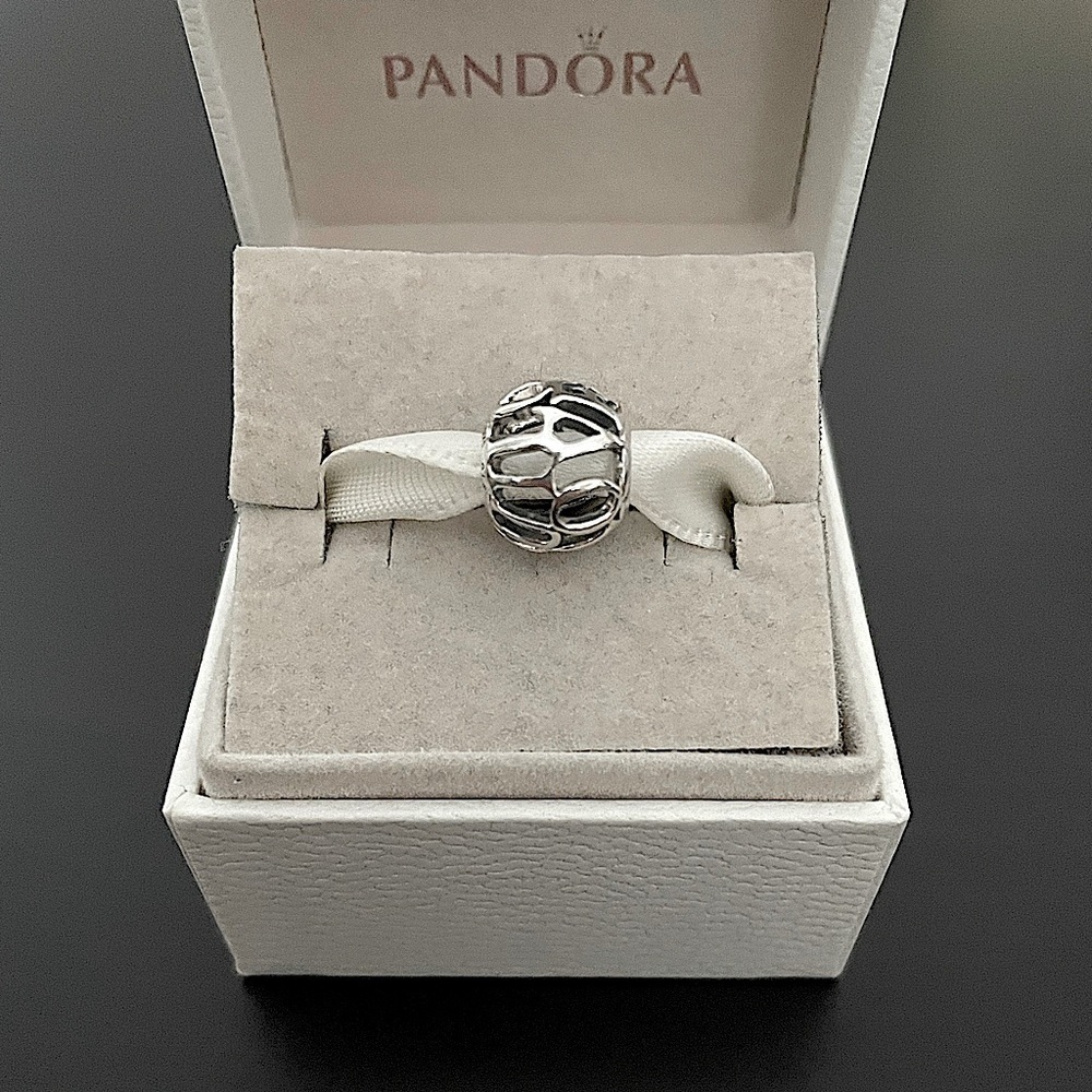 Pandora I Love You Script Charm